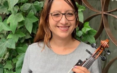Marta, ganadora de una beca de Grado de Música