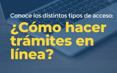 ¿Cómo hacer trámites en línea?