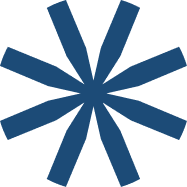 Asterisco azul