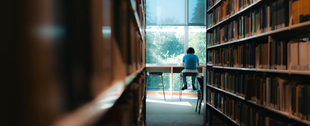 chico estudiando en españa